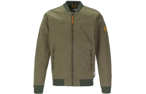 Timberland Jackets Men's Forest Green Baseball Collar Moderate Other