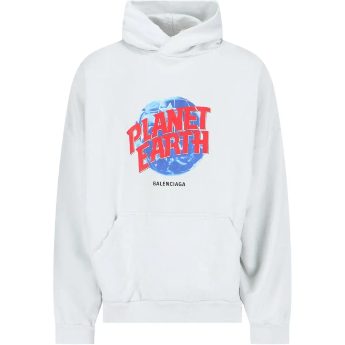 Balenciaga Planet Earth Printed Hoodie