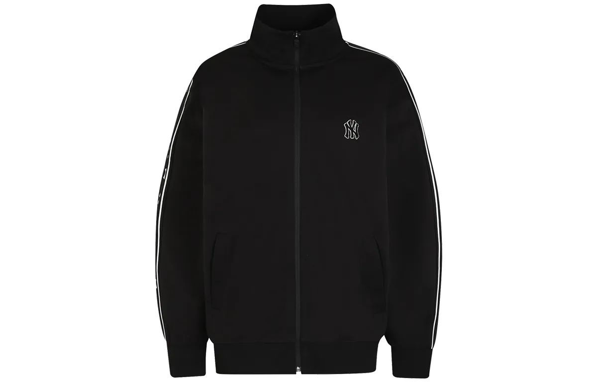 MLB KURTKA Jackets Unisex Black Stand Collar Moderate Straight Fit