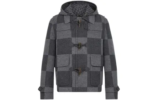 LOUIS VUITTON X Nigo Giant Damier Duffle Coat