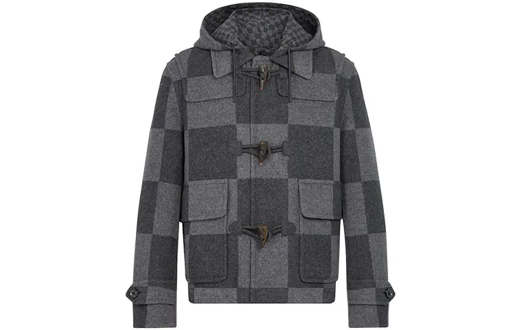 LOUIS VUITTON X Nigo Giant Damier Duffle Coat