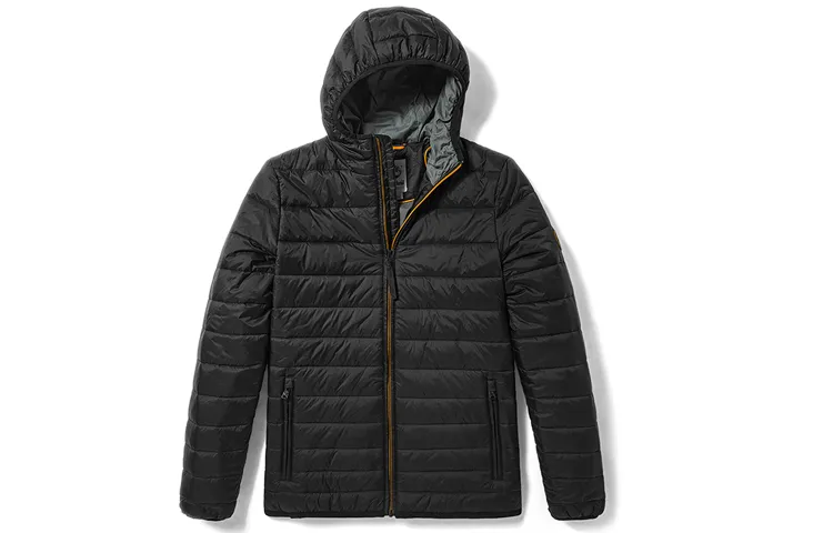 Timberland Jackets Men's Black Hooded (Non-detachable) Moderate Straight Fit