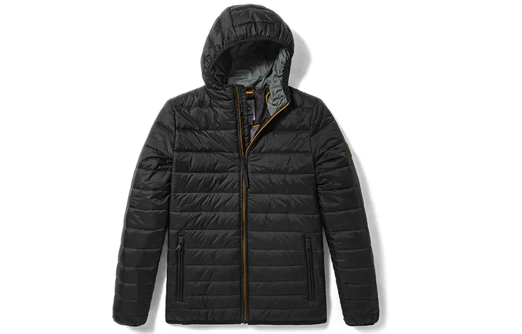 Timberland Jackets Men's Black Hooded Moderate Other