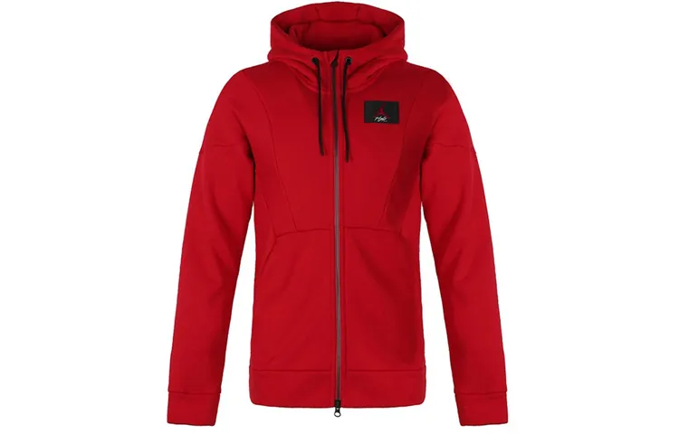 Jordan Flight Jackets Men's Red Hooded Moderate Other