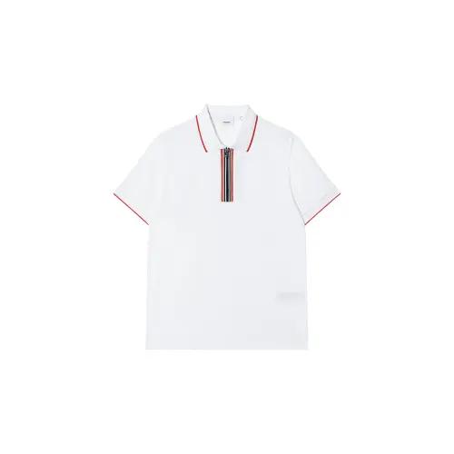 Burberry SS24 Polo Shirt Men's White