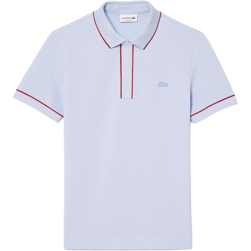 Мужское поло LACOSTE (голубое)