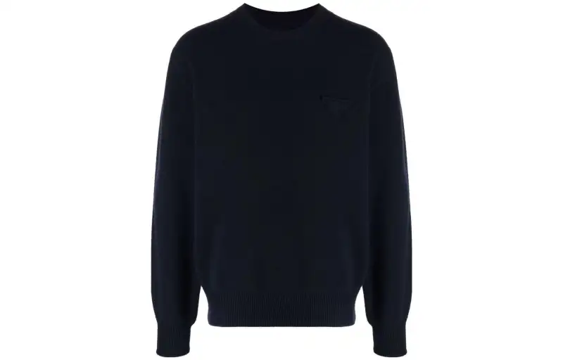 PRADA SS23 Sweater Men's Navy Blue