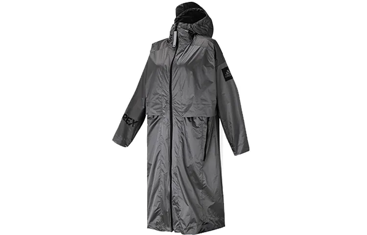 Adidas Jackets Women's Gray Hooded Moderate Other