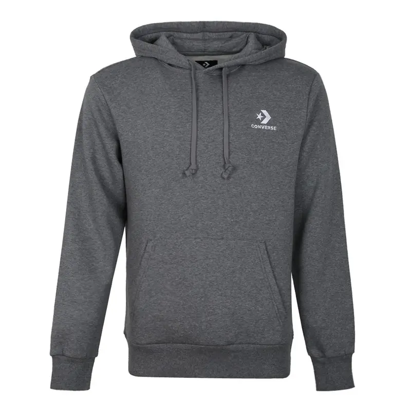 Converse Sweatshirts Men's Gray Hooded Thickened