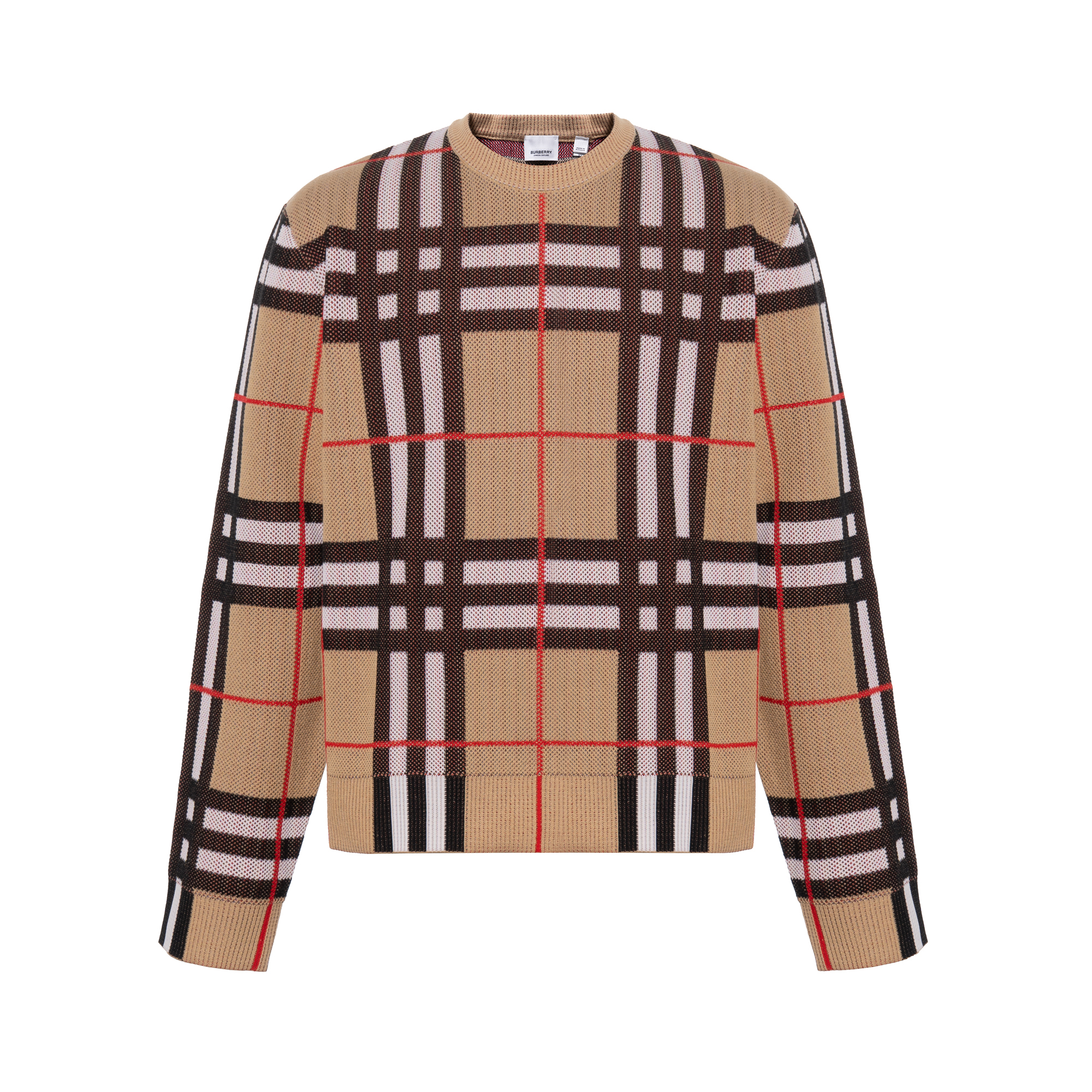 Burberry Check Technical Jumper