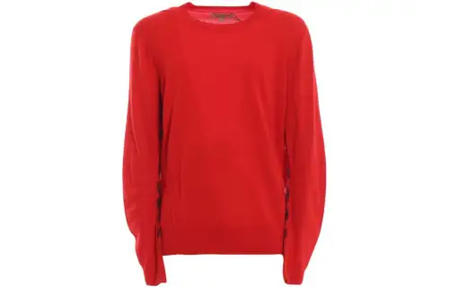 Burberry Sweaters Men's Red Crew Neck Moderate Other