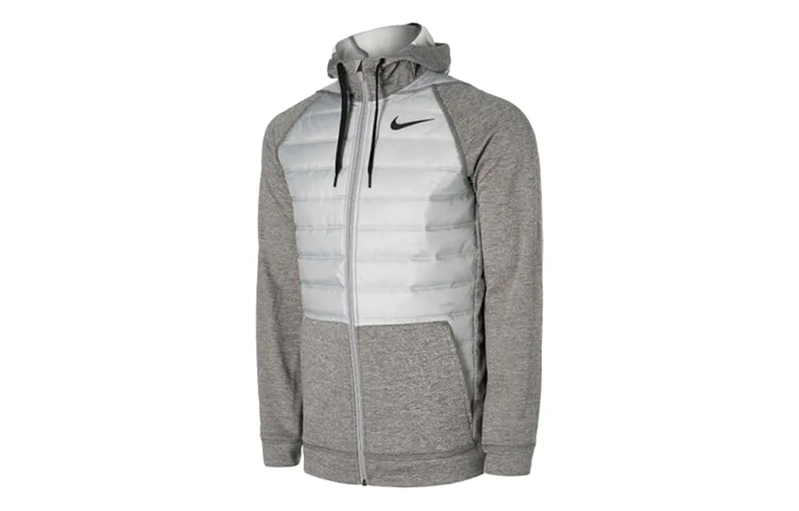 Nike Jackets Men's Dark Gray Hooded (Non-detachable) Moderate Straight Fit
