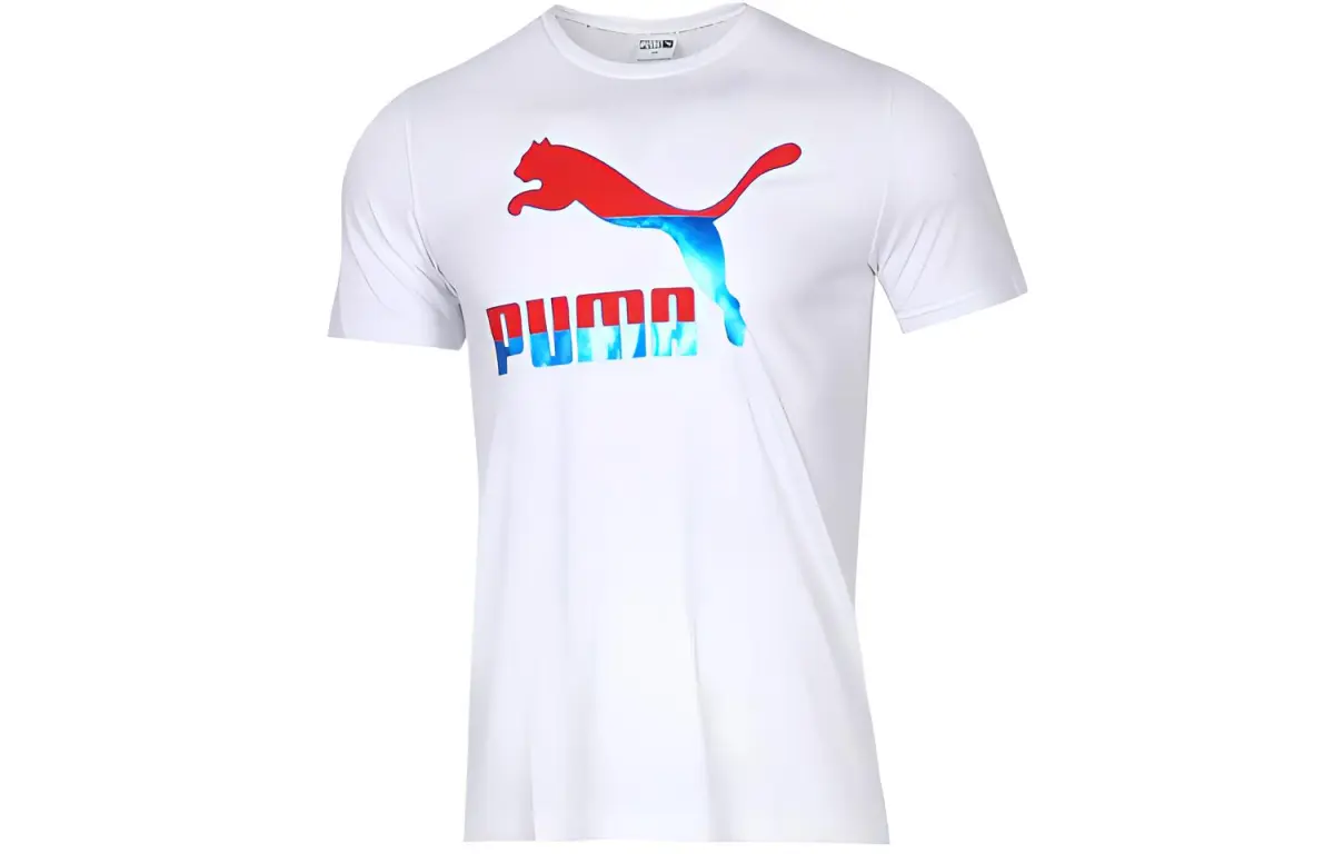 PUMA T Shirt Men's PUMA White Red
