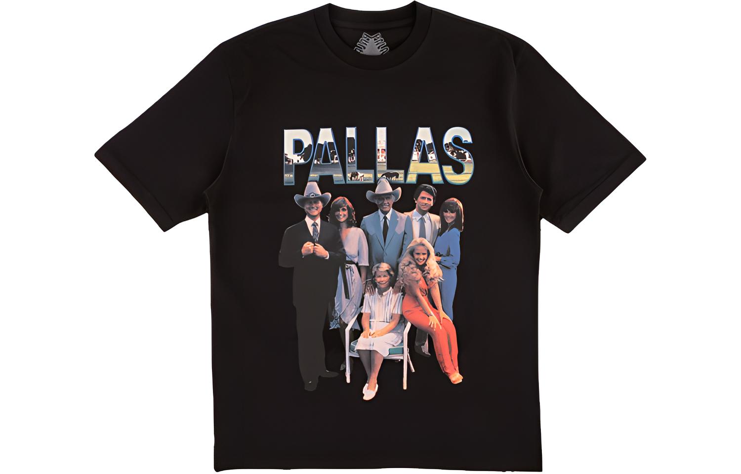 Мужские футболка Palace PALACE dallasT (черная)
