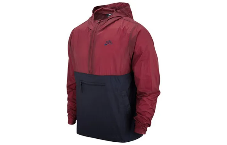 Nike Jackets Men's Red Hooded Moderate Other
