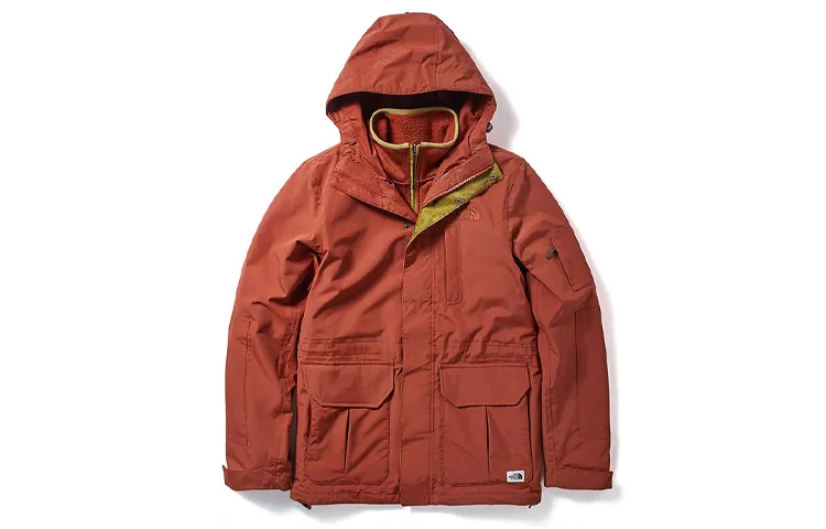 THE NORTH FACE Jackets Men's Red Hooded Moderate Other