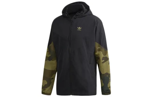 Adidas Originals Jackets Men's Black Hooded Moderate Other