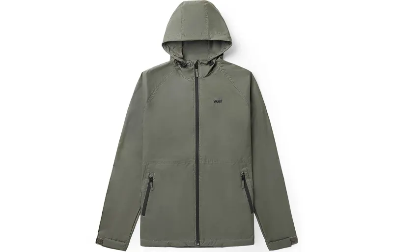 Vans Kuzyk Shell Jackets Unisex Olive Green Hooded Moderate Other