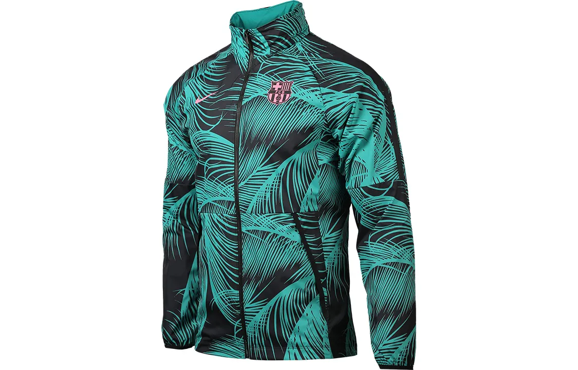 Nike Jackets Men's Peacock Green Hooded Moderate Other
