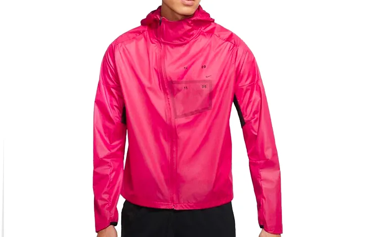 Nike Jackets Men's Old Brick Red Hooded Moderate Other