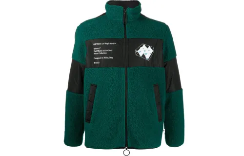 OFF WHITE FW20 Jackets Men's Green Turtleneck Moderate Other