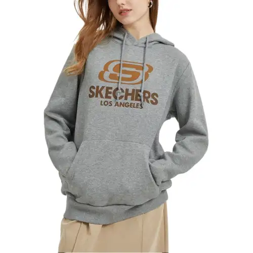 Skechers Colorful Sweatshirt Unisex Medium Heather Gray