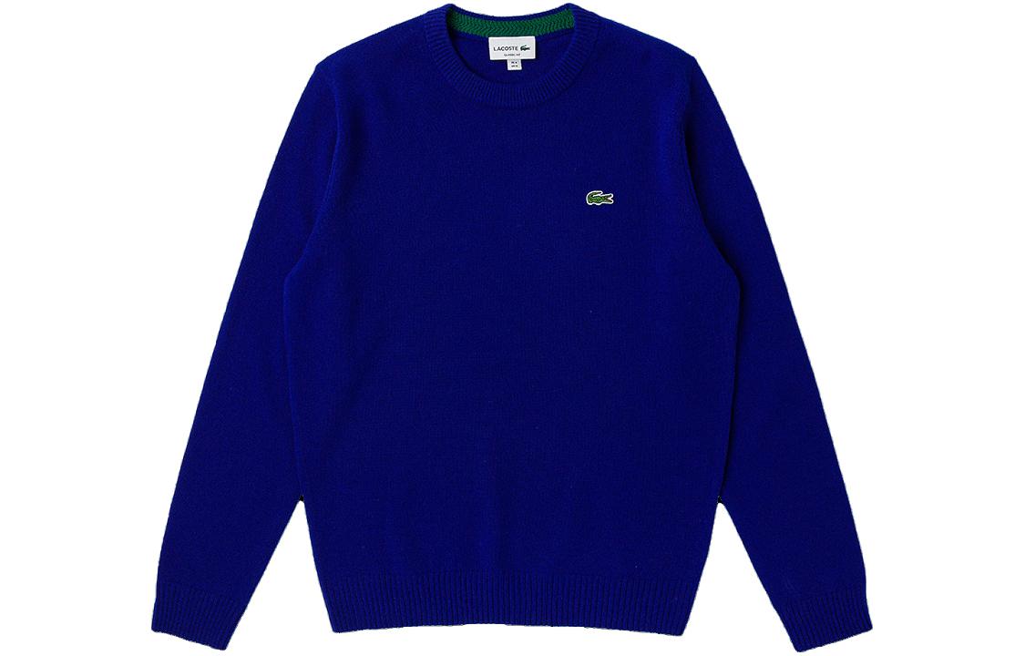 Мужской свитер LACOSTE Wool Knit (синий)