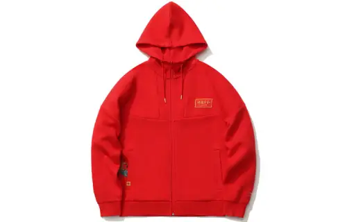 Li Ning Sports Fashion Collection Jackets Unisex Red Hooded Moderate Other
