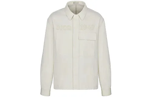 DIOR Quarterly New Products Jackets Men's White Lapel Moderate Other