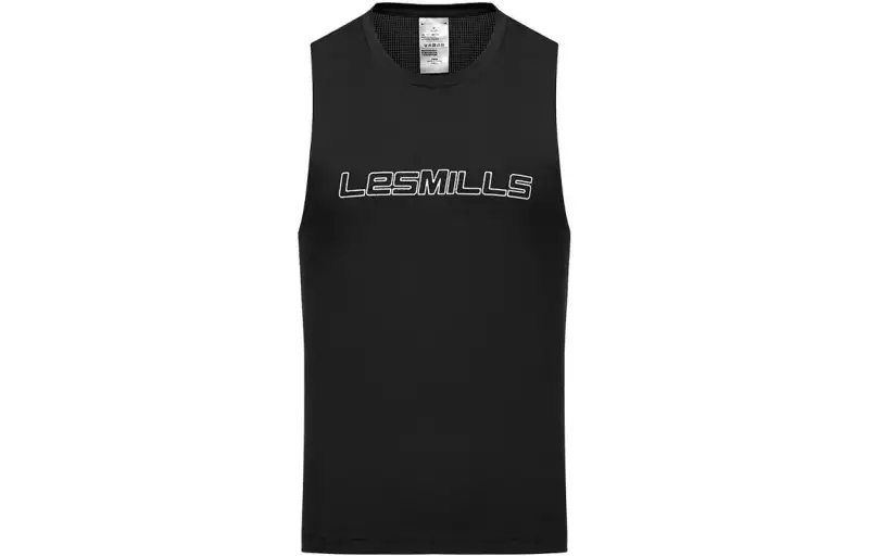 Reebok Tank Tops Unisex Black Crew Neck Moderate Straight Fit