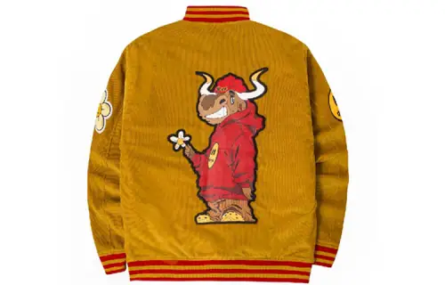 Drew House Smiley Collection Jacket Unisex Mustard Yellow