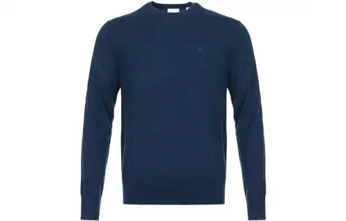 Burberry Knitwear Men's Blue Crew Neck Moderate Other