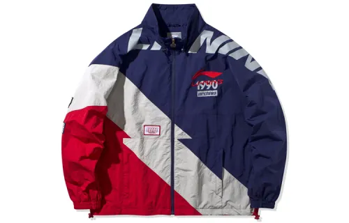 Li Ning Sports Fashion Collection Jackets Men's Starlight Blue Stand Collar Moderate Other