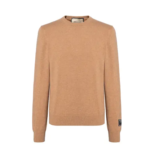 GUCCI Logo Patch Cashmere Jumper