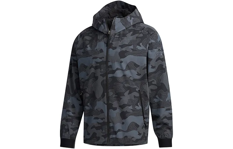Adidas Jackets Men's Black Hooded Moderate Instructor