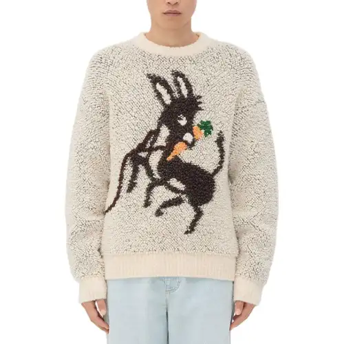 Bottega Veneta FW24 Cashmere Sweater Men's Beige