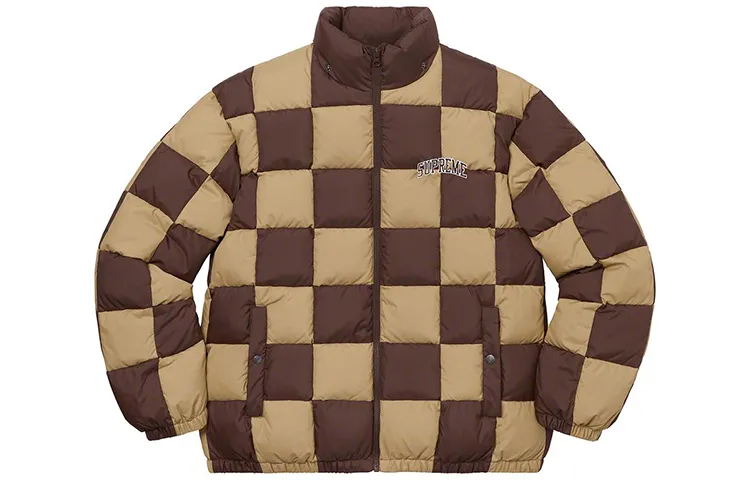 Supreme Checkerboard Puffy Jacket