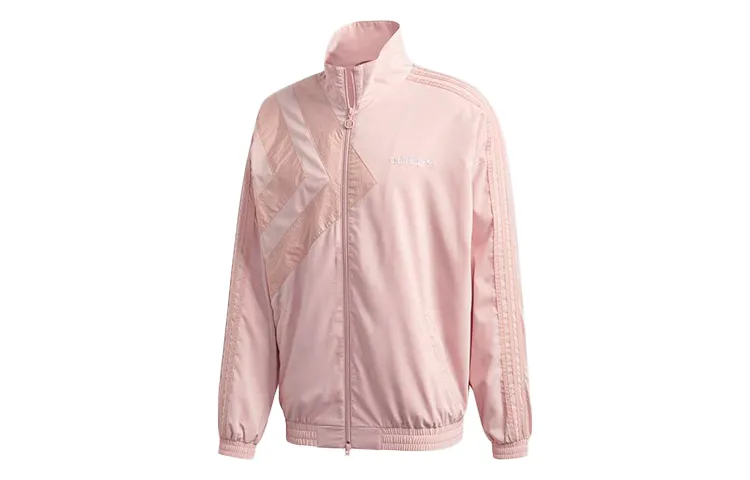 Adidas Originals Jackets Men's Pink Stand Collar Moderate Other