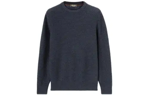 Loro Piana Sweaters Men's Black Crew Neck Moderate Other