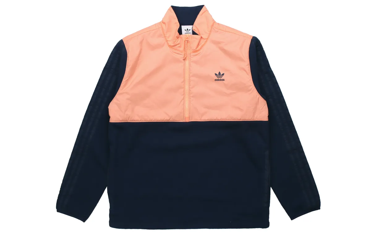 Adidas Originals Jackets Men's Stand Collar Moderate Straight Fit