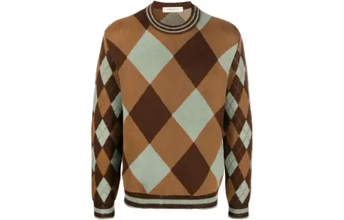 Golden Goose Argyle Check-pattern Jumper