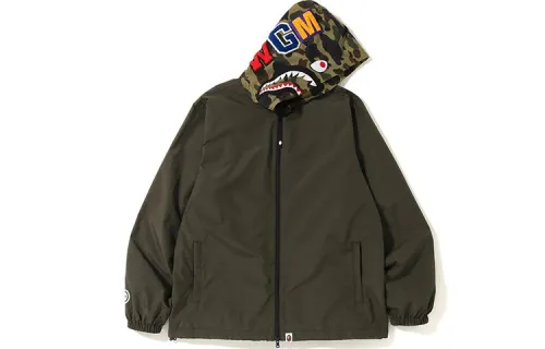 Bape 1st Camo Shark Hoodie Jacket FW19