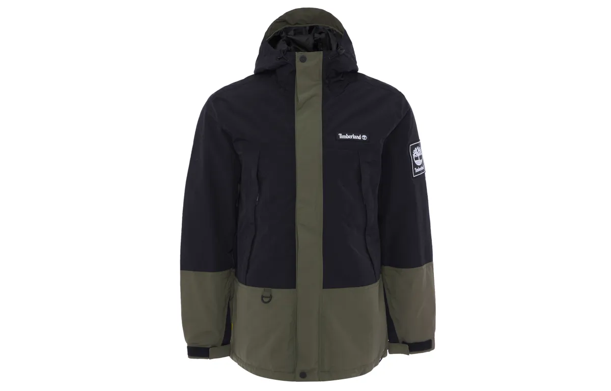 Timberland Jackets Men's Black Green Hooded Moderate Other