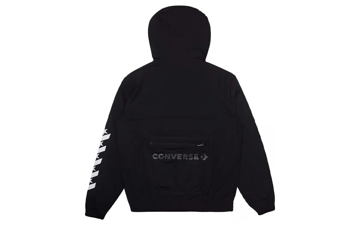 Converse Jackets Men's Black Hooded Moderate Other