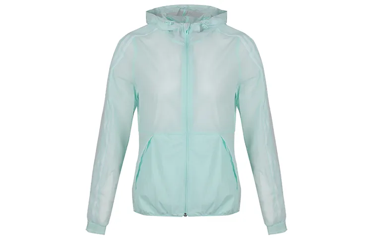 Adidas Jackets Women's Mint Green Hooded (Non-detachable) Moderate Other