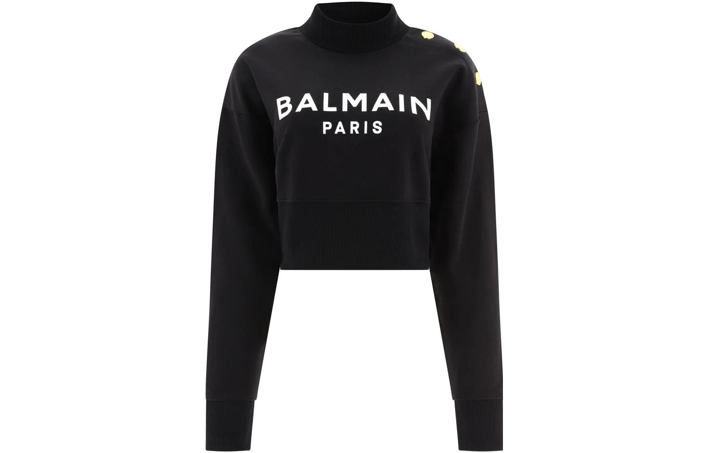 Свитер BALMAIN BF1JO040BB02EAB (черный)
