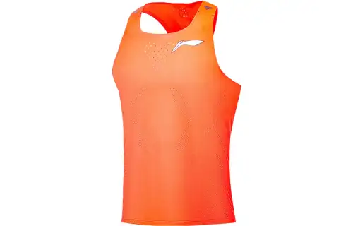 Li Ning Running Collection Running Tank Top Men's Neon Vibrant Orange