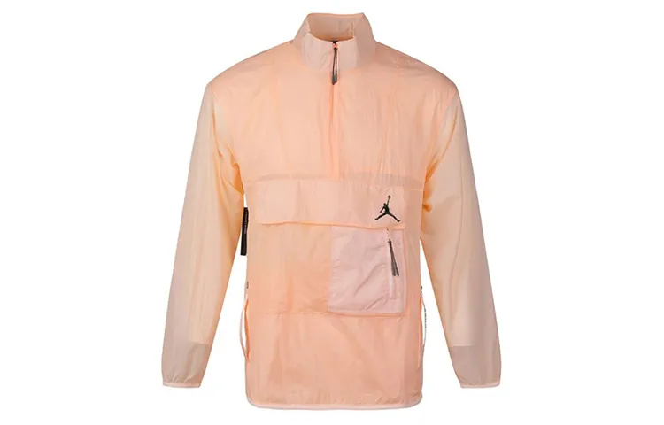 Jordan Jackets Men's Pink Stand Collar Moderate Other
