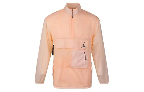 Jordan Jackets Men's Pink Stand Collar Moderate Other