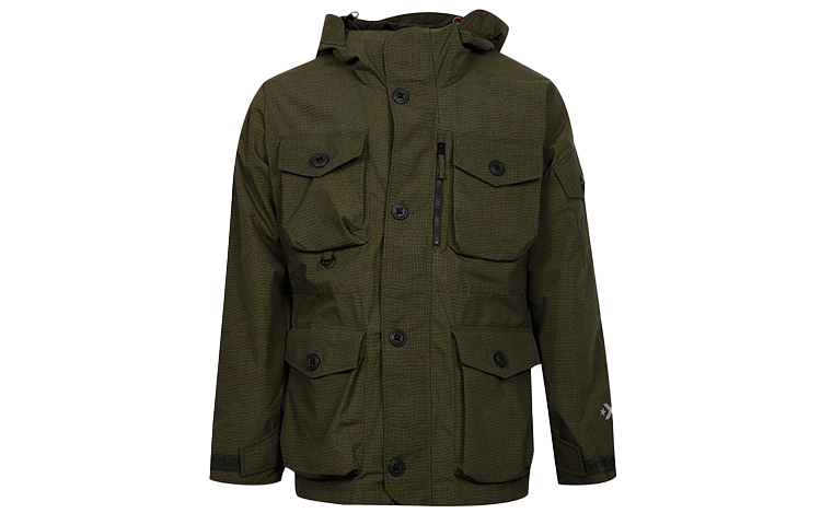 Мужская куртка Converse Outdoor Cargo Jacket (оливковая зеленая)